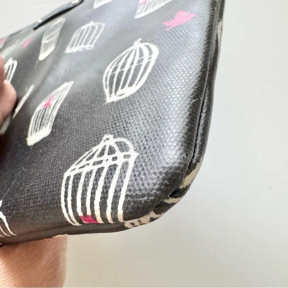 Kate Spade Bird Cage Zipper Pouch Clutch